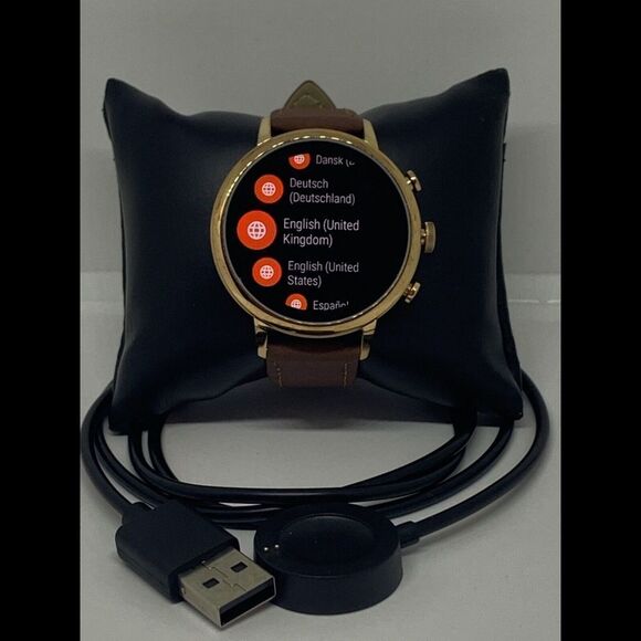 Fossil Gen 4 Authentic Digital Dial Smart Watch Custom Band FTW6018 QT415 - Picture 1 of 12